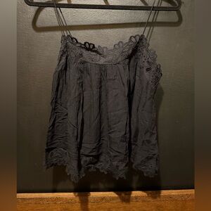 Forever 21 Black Lace Camisole Top